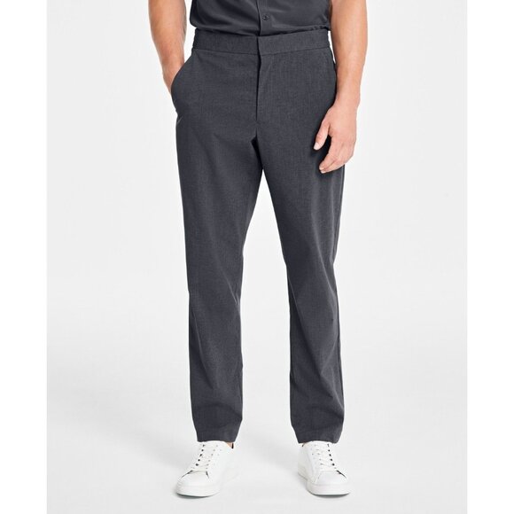 Alfani Other - Alfani Mens Comfortable Breathable Suit Pants Ebony Grey Size 36x32 NWT